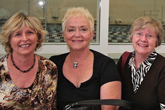 Pam Ludwig, Judy Cloutier and Elaine Bishop Evans
