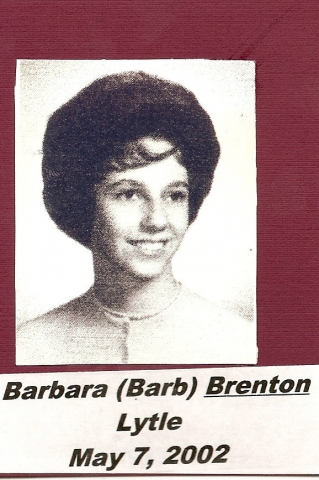 Barb Brenton Lytle
May 7, 2002