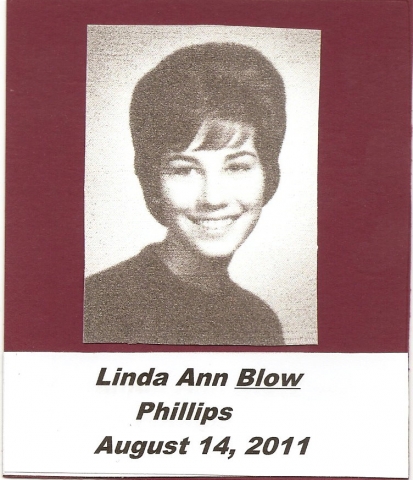 Linda Ann Blow Phillips
August 14, 2011