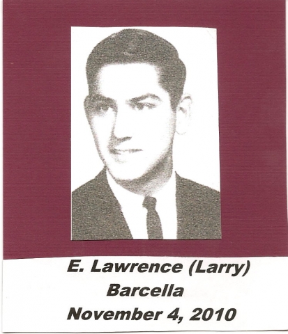 E Lawrence (Larry) Barcella
November 4th, 2010